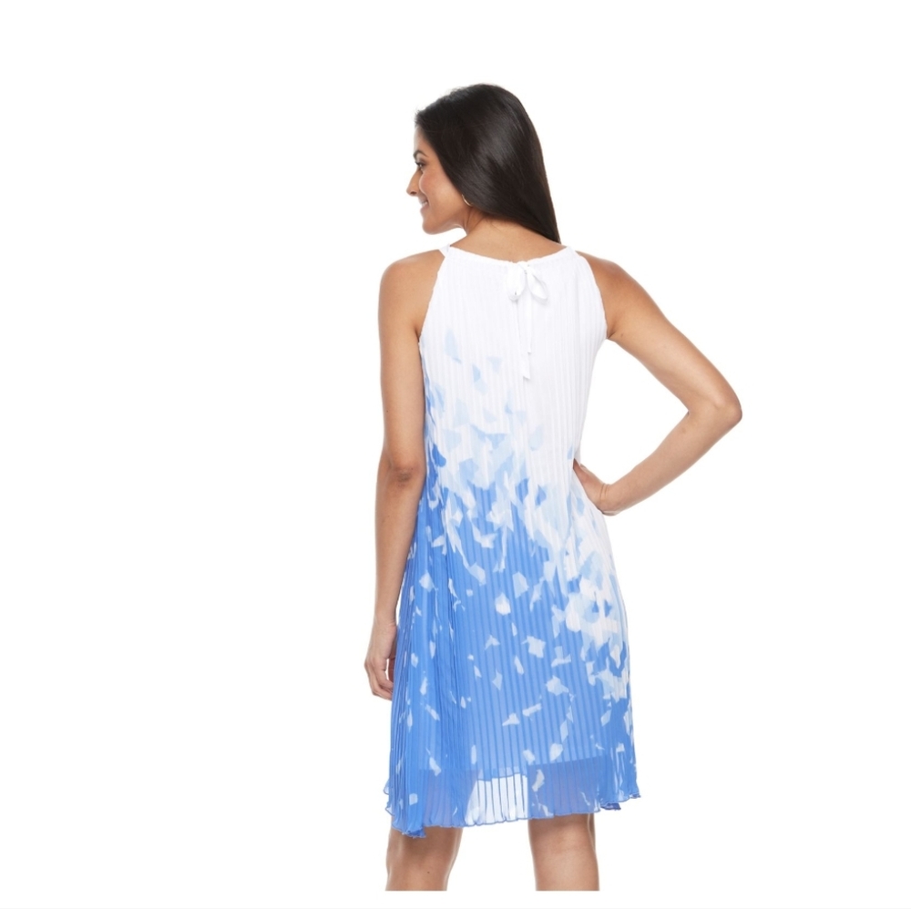Apt. 9 Blue and White Maxi Dress